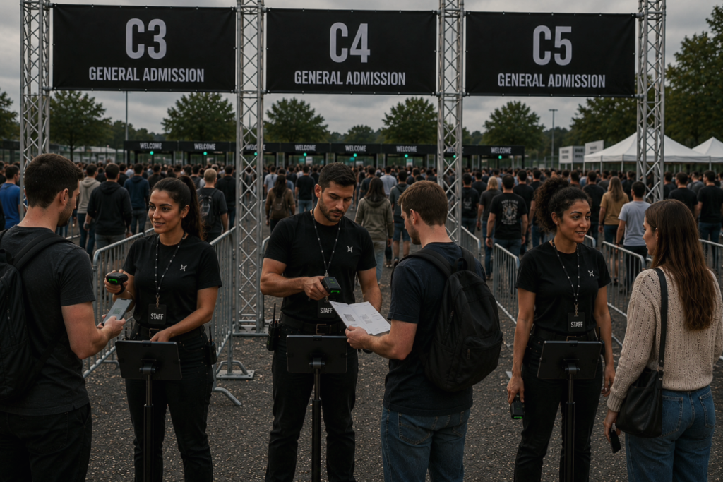 event entrance management